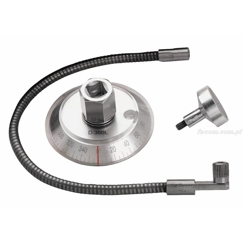 DM.360L - klucz do dokręcania kątowego z przewodem elastycznym i magnesem z odczytem bocznym i zabierakiem kwadratowym 1/2'' DM.360L - klucz do dokręcania kątowego z przewodem elastycznym i magnesem z odczytem bocznym i zabierakiem kwadratowym 1/2''