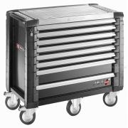 JET.8GM5 - wózek JET+, 8 szuflad, 5 modułów na szufladę, czarny