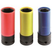 NSAL.3 - zestaw nasadek długich cienkościennych do felg aluminiowych, 17 - 21 mm