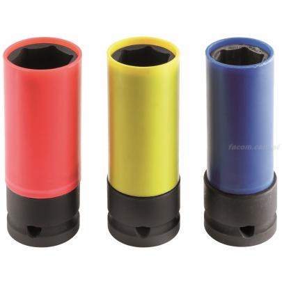 NSAL.3 - zestaw nasadek długich cienkościennych do felg aluminiowych, 17 - 21 mm