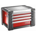 JET.C4M3 - CHEST JETM3 4 DRAWERS RED