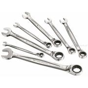 467.J7 - Zestaw kluczy oczkowo-płaskich grzechotkowych, 8 - 19 mm