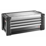 JET.C4GM5 - skrzynka JET+, 4 szuflady, 5 modułów na szufladę, czarna