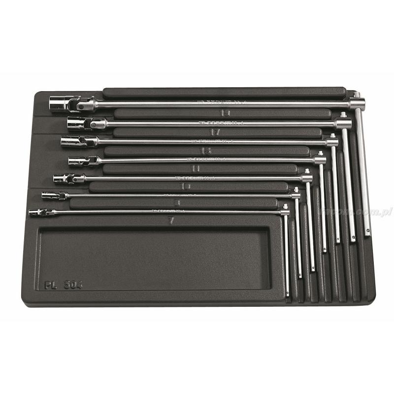 MOD.99B - Zestaw kluczy nasadowych T, 7 - 19 mm