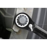 SVB1214 - klucz oczkowy z grzechotką, główka o profilu rowkowanym Spline, 3/8" - 7/16"