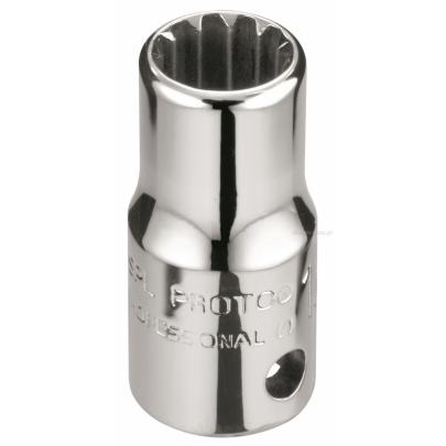 4712SPL - nasadka 1/4" z profilem nacinanym Spline, 3/8"