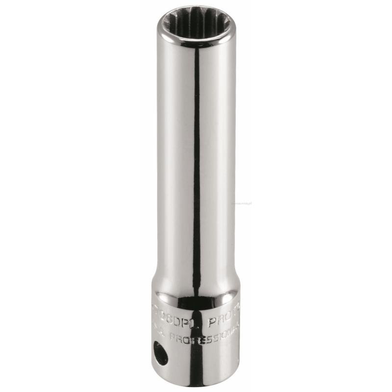 J4712DPL - nasadka długa 1/4" z profilem rowkowanym Spline, 3/8" J4712DPL - nasadka długa 1/4" z profilem rowkowanym Spline, 3/8"