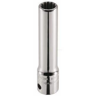 J4714DPL - nasadka długa 1/4" z profilem rowkowanym Spline, 7/16"