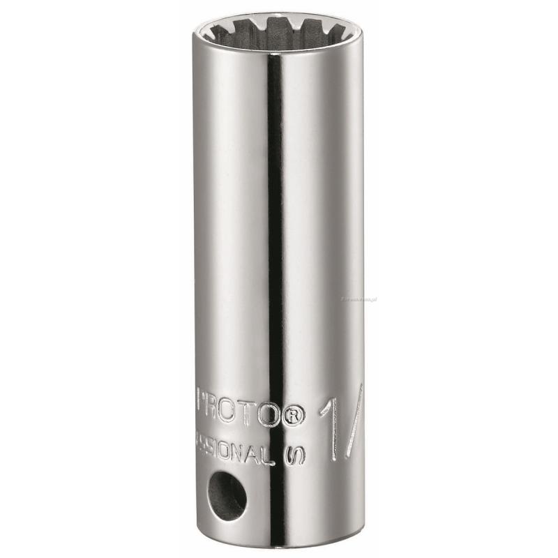 5016DPL - nasadka długa 3/8" z profilem nacinanym Spline, 1/2" 5016DPL - nasadka długa 3/8" z profilem nacinanym Spline, 1/2"