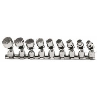 J47107 - zestaw 9 nasadek przegubowych 1/4"