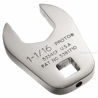 J5338CF - końcówka Crowfoot 1/2" płaska, 1'3/16"