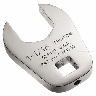 J5344CF - końcówka Crowfoot 1/2" płaska, 1'3/8"