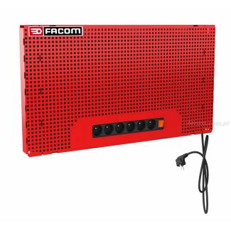 PPAV1ELEC - tablica połówkowa do zawieszania na ścianie Jetline - 1 moduł + zestaw gniazdek