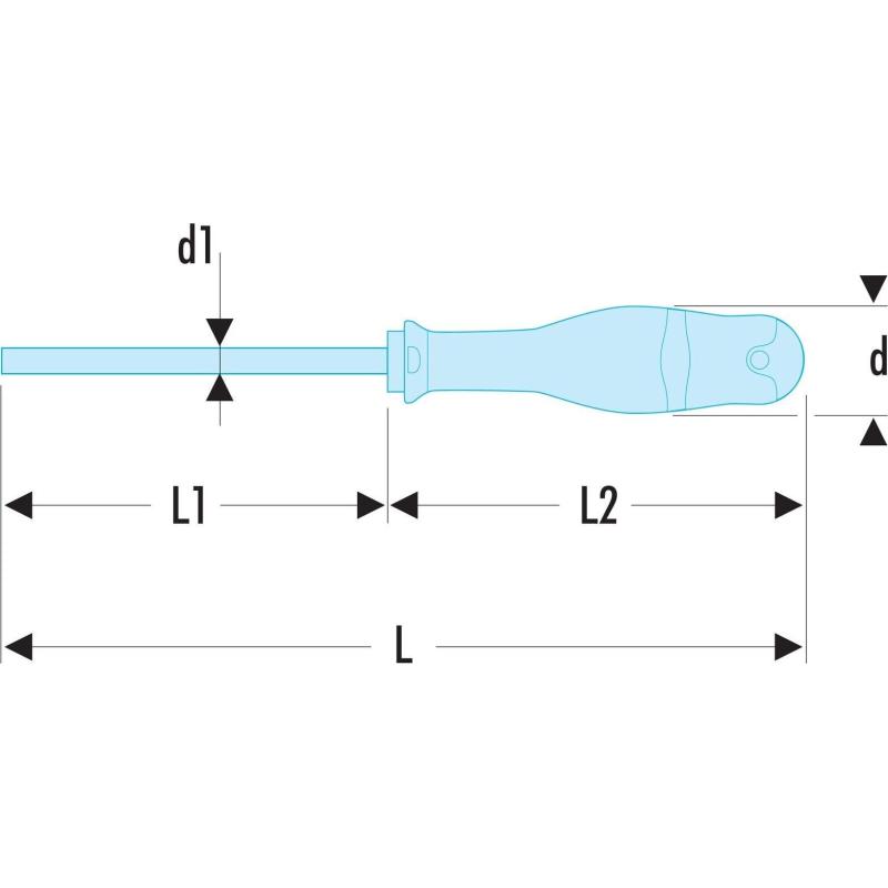 AN4X150SLS - Wkrętak Protwist® do śrub z rowkiem, grot frezowany, 4 x 150 mm SLS AN4X150SLS - Wkrętak Protwist® do śrub z rowkiem, grot frezowany, 4 x 150 mm SLS