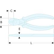 SZCZYPCE TNĄCE BOCZNE SLS 200MM