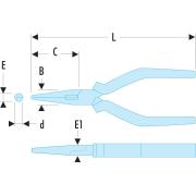 SZCZYPCE DŁUGIE PROSTE SLS 200MM