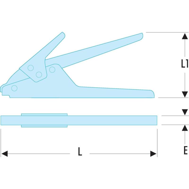 455BSLS - Szczypce do opasek plastikowych o szerokości 2,4 - 9 mm SLS 455BSLS - Szczypce do opasek plastikowych o szerokości 2,4 - 9 mm SLS