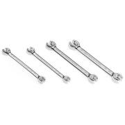 43.J4PB - Zestaw 4 kluczy do przewodów "z daszkiem"