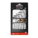 76.J5PB - Set of 5 pipe wrenches, 8 - 17 mm