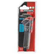 89SR.JP6PB - Zestaw kluczy trzpieniowych zagiętych Resistorx, długich z kulką, TT10 - TT40 89SR.JP6PB - Zestaw kluczy trzpieniowych zagiętych Resistorx, długich z kulką, TT10 - TT40