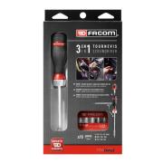 ACL.2A3PB - Wkrętak z grzechotką 3w1 PROTWIST® + końcówki