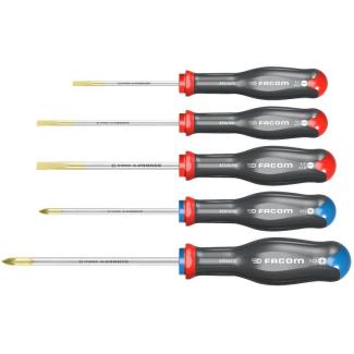 AT.5PB - Zestaw 5 wkrętaków Protwist® do śrub z rowkiem i krzyżakowych Phillips®