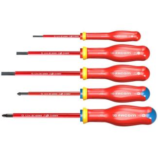 AT5VE.PB - Zestaw 5 wkrętaków izolowanych Protwist® 1000V do śrub z rowkiem i krzyżakowych Pozidriv®