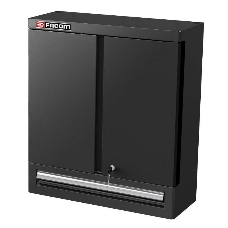 JLS2-2201BS - Szafka ścienna Jetline+, 1 szuflada, wysokość 810 mm, czarna