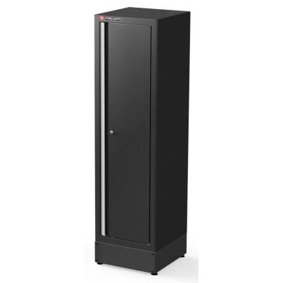 JLS2-A500PPBS - Szafa wysoka Jetline+, 1 drzwi pełne, czarna