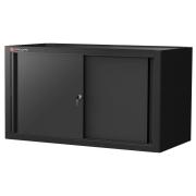 JLS2-MBDPPBS - Szafka niska Jetline+, podwójna z drzwiami pełnymi, czarna