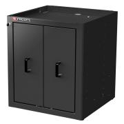 JLS2-MBS2TVBS - Szafka niska Jetline+ z 2 szufladami pionowymi, czarna