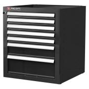 JLS2-MBS7TBS - Szafka niska Jetline+, 7 szuflad, czarna