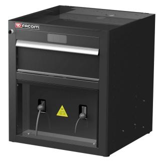 JLS2-MBSENBS - Szafka niska Jetline+, stanowisko elektryczne, czarne