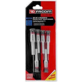 MT.JE6PB - Zestaw 6 wkrętaków Micro-Tech® do śrub z rowkiem, Phillips® i Torx®, 1,5 - 2 mm, PH0 i PH00, T6 i T8