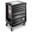 ROLL.6NM3PB - Roller cabinet with 6 drawers - 3 modules per drawer, black
