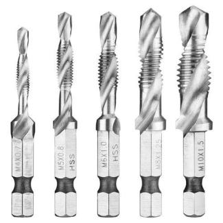 227H.J5PB - Threading drill bit set, M4 - M10