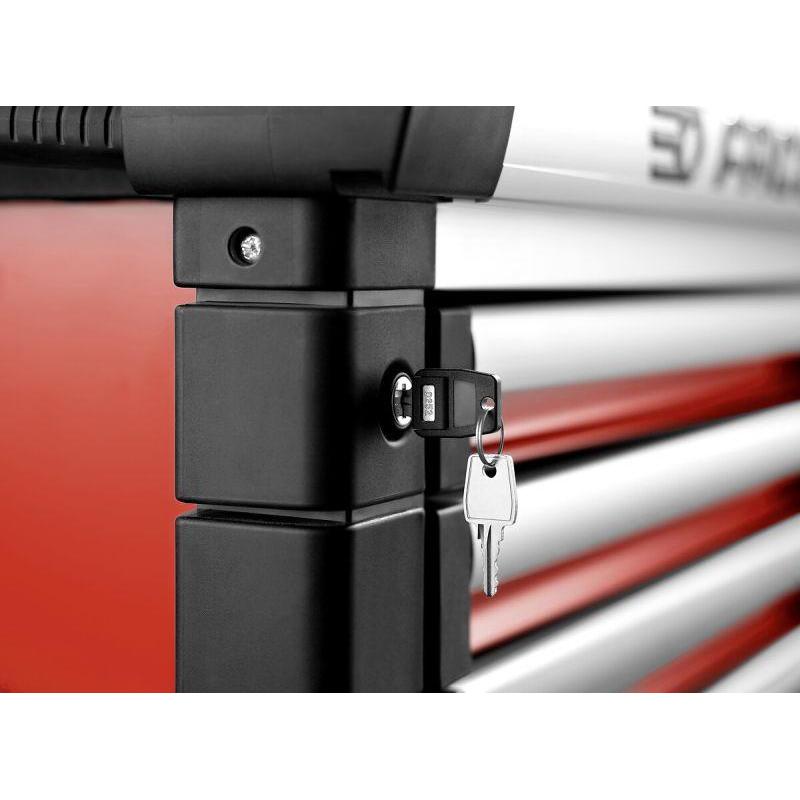 JET.6M3A - Wózek JET, 6 szuflad, 3 moduły na szufladę, czerwony