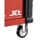 JET.6M3A - Wózek JET, 6 szuflad, 3 moduły na szufladę, czerwony