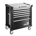 JET.6NM4APOWER - JET POWER cart, 6 drawers, 4 modules per drawer, black