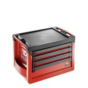 ROLL.C4M3A - Skrzynka ROLL, 4 szuflady, 3 moduły na szufladę, czerwona