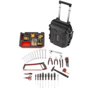 BV.R30CMD1PB - Zestaw 68 narzędzi z wkrętarką do utrzymania ruchu w przemyśle, w walizce na kółkach BV.R30PB