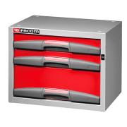 F50000042 - Szafka niska MATRIX, 3 szuflady zamontowane na stałe, mała F50000042 - Szafka niska MATRIX, 3 szuflady zamontowane na stałe, mała