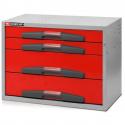 F50000072 - Medium drawer chest with 4 fix drawers - High
