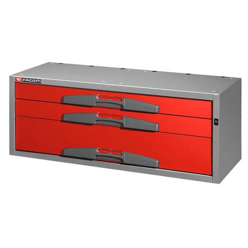F50000085 - Large drawer chest with 3 fix drawers - Low