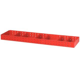 F50030032 - Półka szeroka MATRIX, 6 przegród, bardzo duża, 1425 x 375 x 90 mm