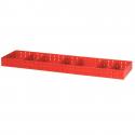 F50030032 - Extra large wide shelf with 6 removable dividers, 1425 x 375 x 90 mm