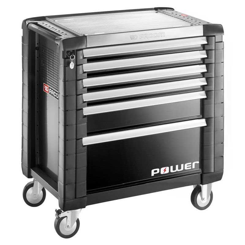 JET.6GM4POWER - Wózek JET POWER, 6 szuflad, 4 moduły na szufladę, czarny JET.6GM4POWER - Wózek JET POWER, 6 szuflad, 4 moduły na szufladę, czarny