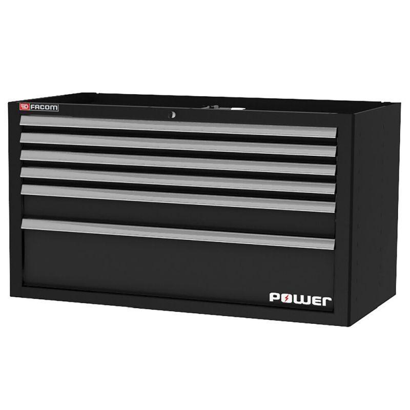 JLS2-MBDPOWERBS - Szafka niska Jetline+, podwójna, z szufladą zasilającą, czarna