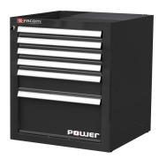 JLS2-MBSPOWERBS - Szafka niska Jetline+, z szufladą zasilającą, czarna