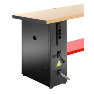 JLS2-PSBPOWER - Pojedyncza noga zasilająca do stołu warsztatowego Jetline+, 810 mm